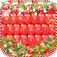 Red Christmas Keyboard Theme