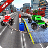Chained Monster Truck Impossible Tracks Racing 3D icon