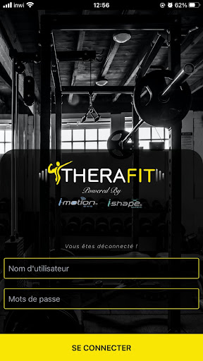 Android application Therafit screenshort