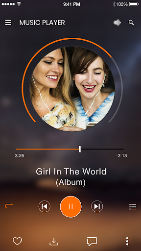 Android application Music Player For Galaxy screenshort