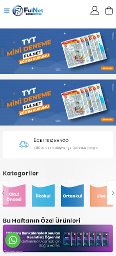 Android application FulNet Yayınları screenshort