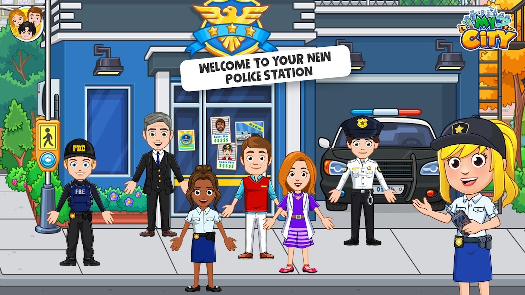My City: Police Game for Kids banner