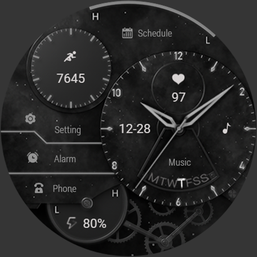 Dynamic Moon ZKin Watch - AppWisp.com