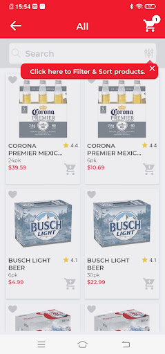 Bella’s Liquors Screen 3