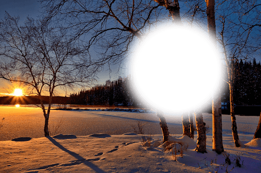 Android application Snow Fall Photo Frames screenshort