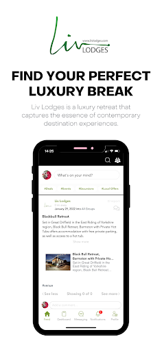Android application Liv Lodges screenshort