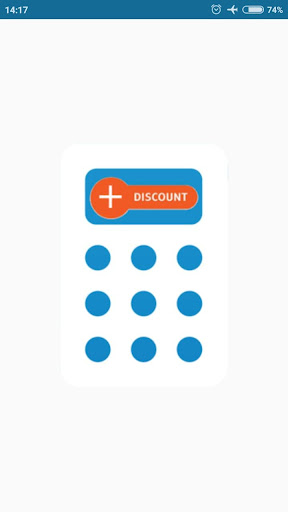 Android application Hitung Diskon screenshort