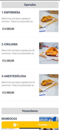 Android application Dr. Empanada screenshort