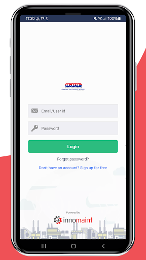 Android application KJCF Innomaint screenshort