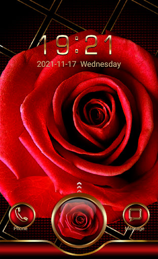 Android application Rose Go Locker Theme screenshort