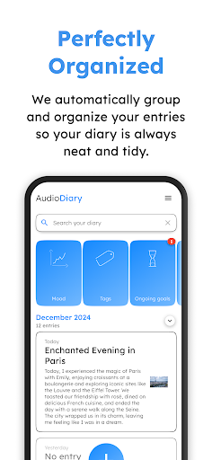 AudioDiary—the smarter journal Screenshot 3 - AppWisp.com