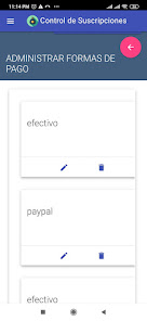 Imágen 21 Control de Suscripciones android
