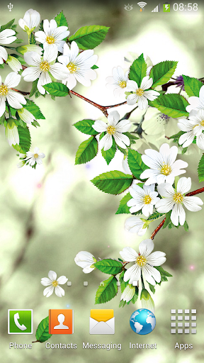 Sakura Live Wallpaper Screen 3