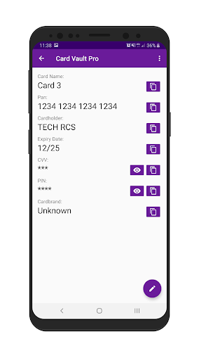 Card Vault Pro Screen 2