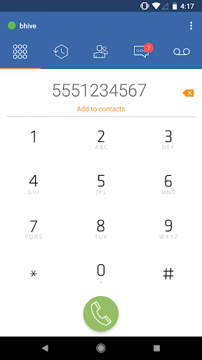 Android application b-hive screenshort