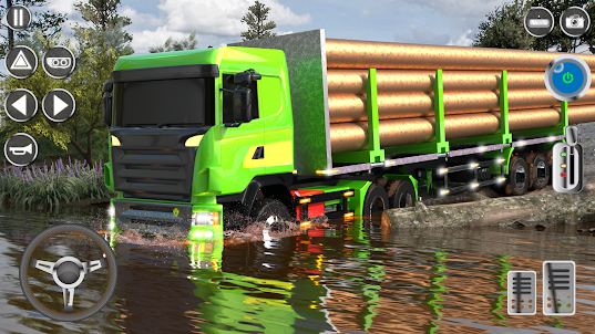 trò chơi xe tải bùn