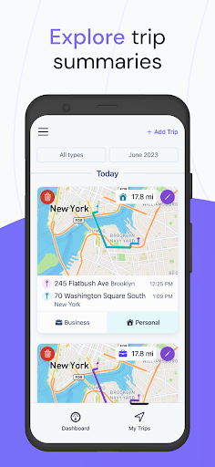 Screenshot of Cardata Mobile