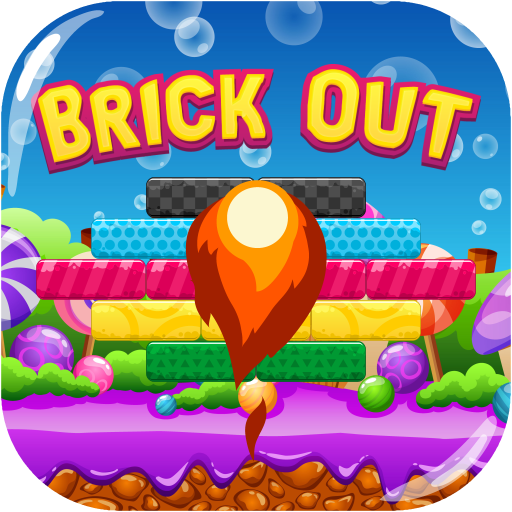Android application Middle Brick Out screenshort