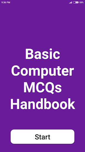 Android application Basic Computer Handbook screenshort