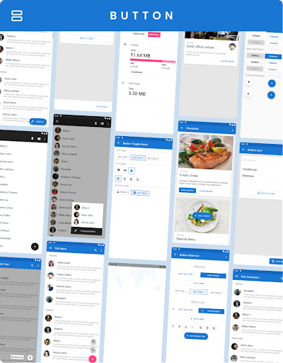 MaterialX - Material Design UI Screen 3