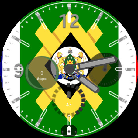 Johannesburgo Flag Watchface Screen 2
