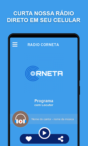 Android application Rádio Corneta screenshort