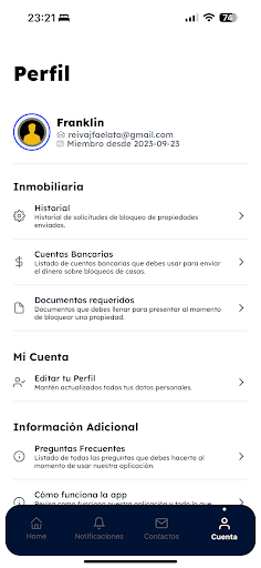 Android application UrbaGO screenshort