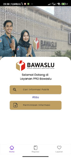 Android application PPID Bawaslu RI screenshort