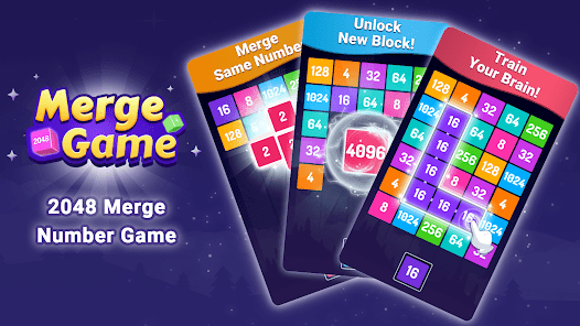 Captura 8 Merge Game: 2048 Number Puzzle android