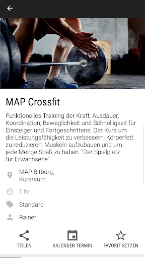 Android application MAP Bitburg screenshort