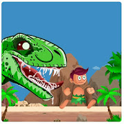 Caveman In Dino Island