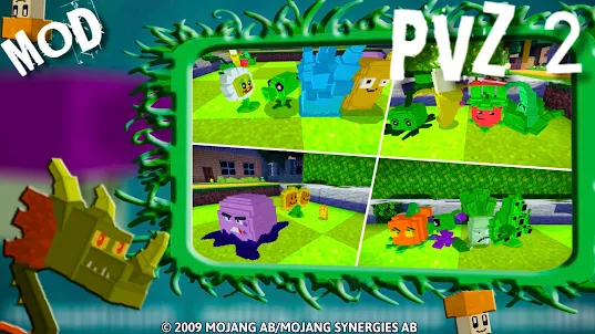 PVZ 2 Mods for Minecraft