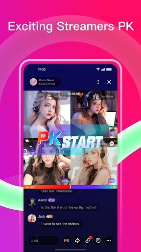 Mio Live-Live Stream,Chat Screen 3