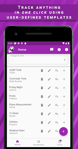 Android application Mercurius: Dataworking Tool screenshort