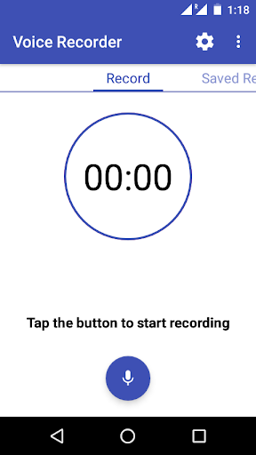 Android application Voice Recorder screenshort