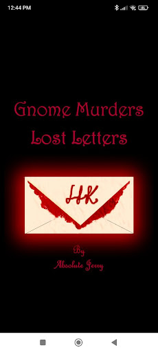Android application Gnome Murders Lost Letters screenshort