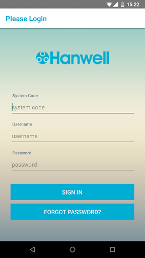 Android application Hanwell EMS Alarms screenshort