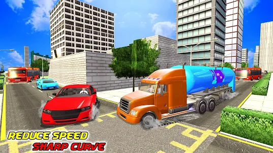 Water Tank Driving Truck Games