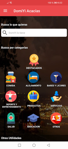 Android application DomiYi Acacías screenshort