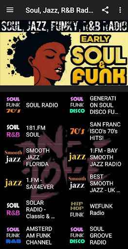 Soul, Rnb, 70's music Screenshot 1 - AppWisp.com