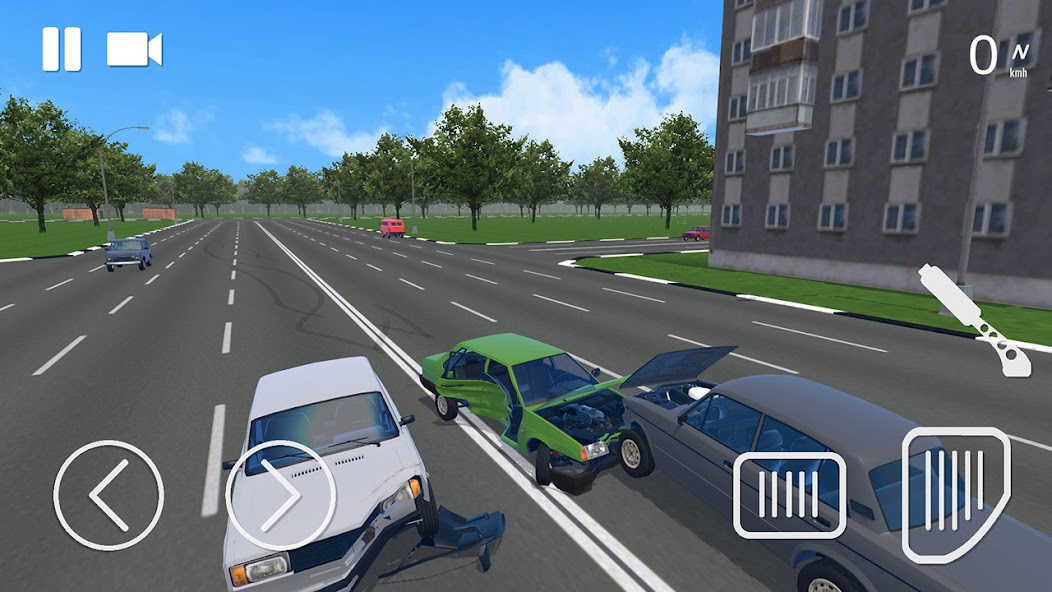 Russian Car Crash Simulator 1.6.4 APK + Mod [Unlocked] for Android.