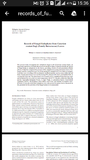 Philippine Journal of Science( screenshot 6