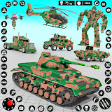 Army Tank Robot Car Games: icon