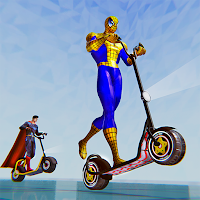 Superhero Scooter Driving GT Impossible Tracks