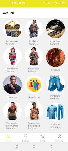 Android application Elsa K. Tendance screenshort
