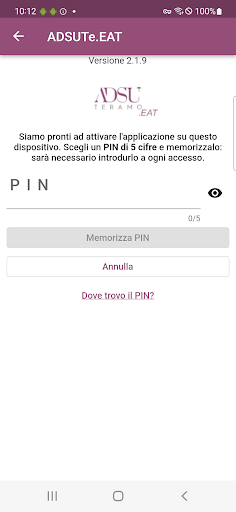 ADSUTe.EAT Screen 2