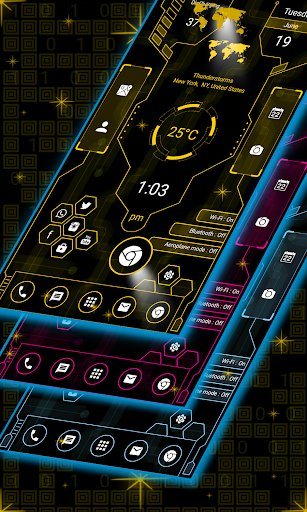 Android application Hitech Launcher 2 Pro -AppLock screenshort