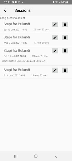TöltSense Screen 3