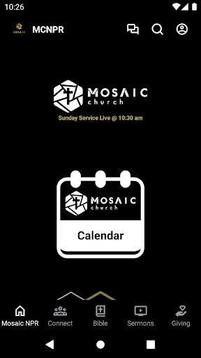 Android application Mosaic NPR screenshort