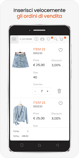PRIME365 Order Entry Fashion Screen 3